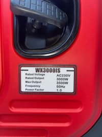 Legend WX3000IS İnverter Generator 3.5 kVt — şəkil 3