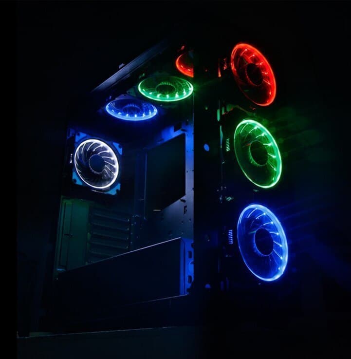 120mm LED Kompüter Keys Kuleri