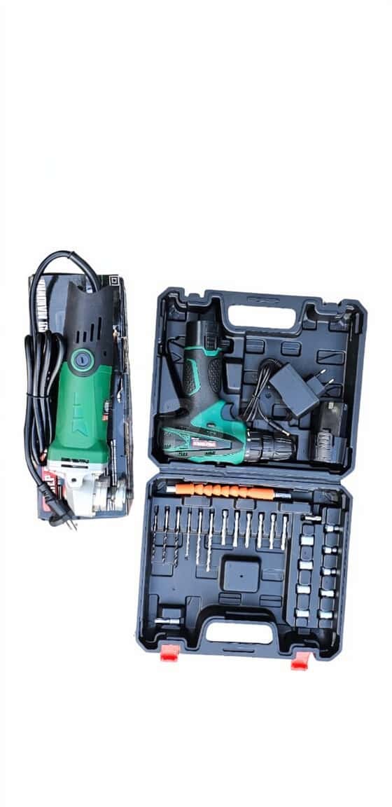 Drill and Angle Grinder Set - Tenderyard