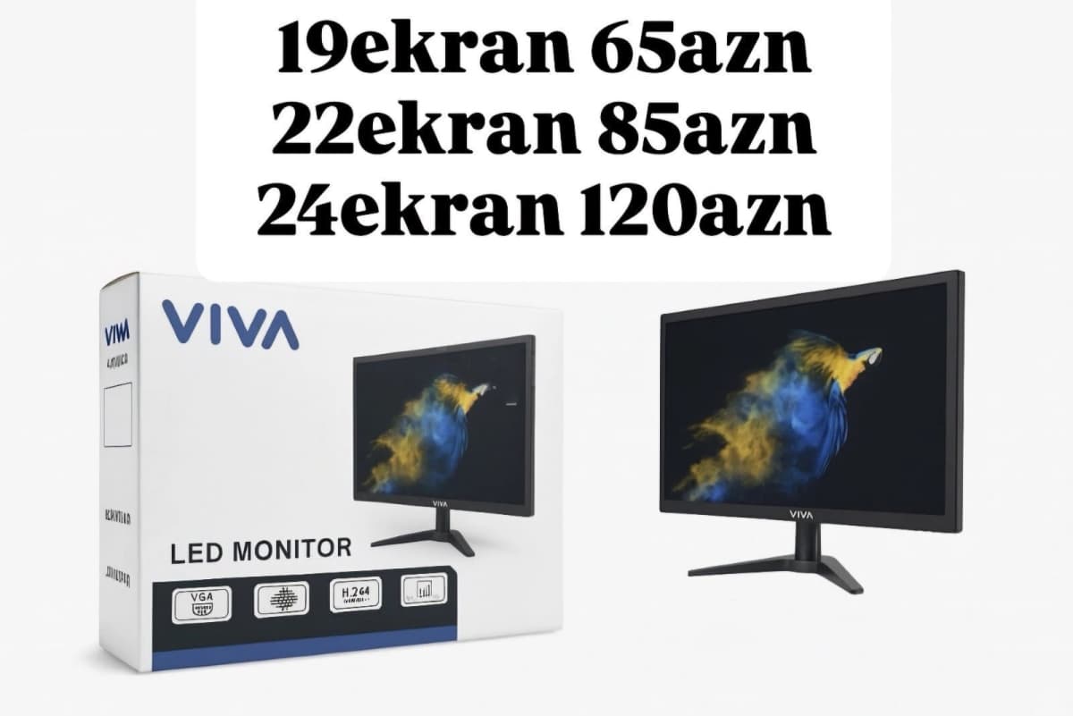 Viva LED Monitor (19, 22, 24 düym)