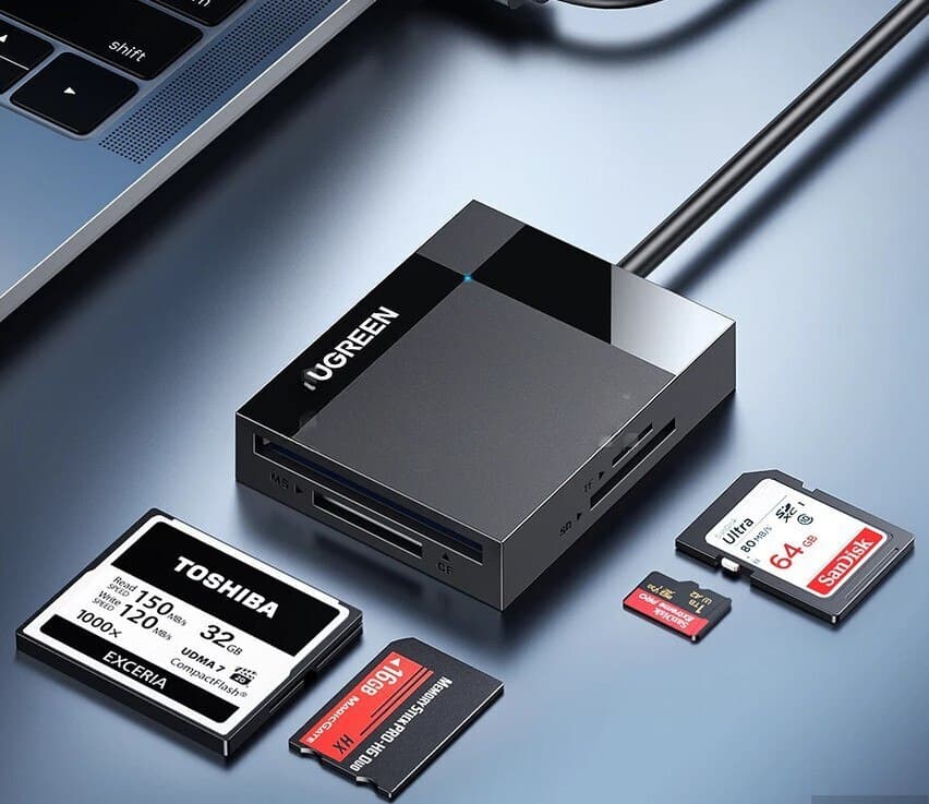 Kart oxuyucu Ugreen 4-in-1 USB 3.0