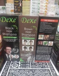 saç qaraldan şampun "dexe black hair shampoo 400 ml" — şəkil 12