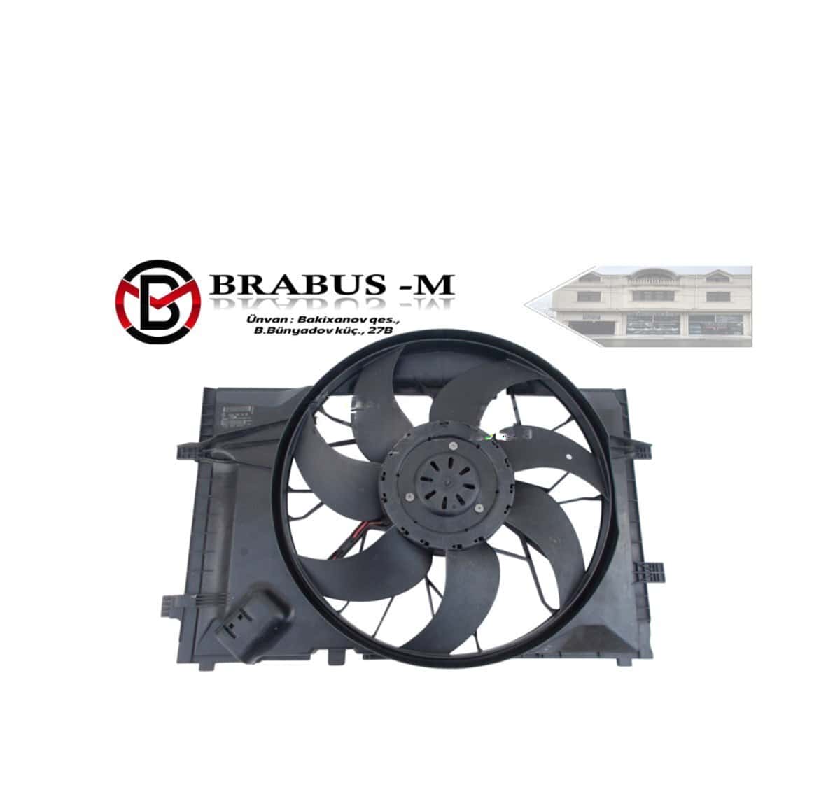 Radiator electric fan for Mercedes-Benz W203 - Tenderyard