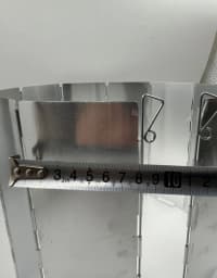 Qaz sobası üçün külək qoruyucu ekran 8.6x24sm — şəkil 5