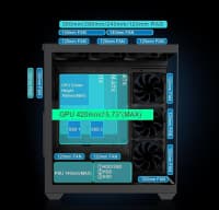 Gaming Case X Base EL 2 Black — şəkil 4