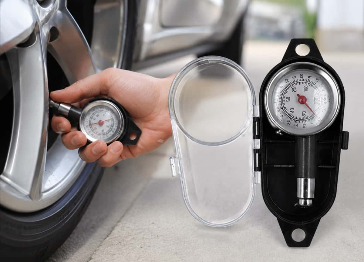 Mechanical tire pressure gauge - Tenderyard