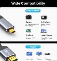 Qızılı rəng data kabel, HDMI — şəkil 3