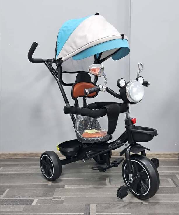 Uşaq üçtəkərli velosipedi 4 funksiyalı