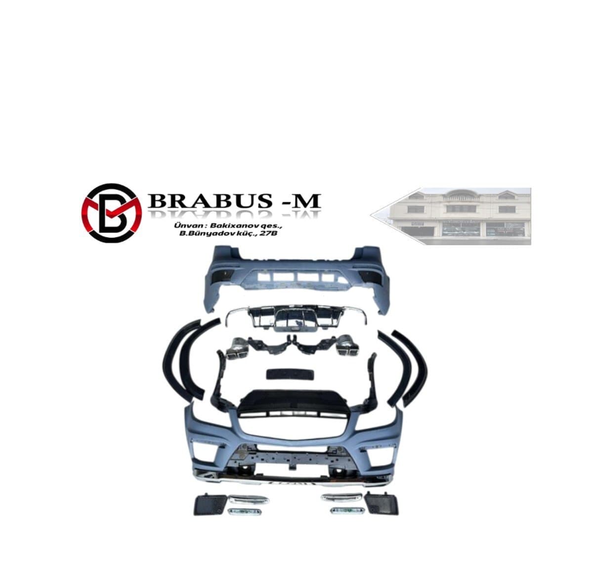 Bodykit Mercedes GL W166 AMG 6.3