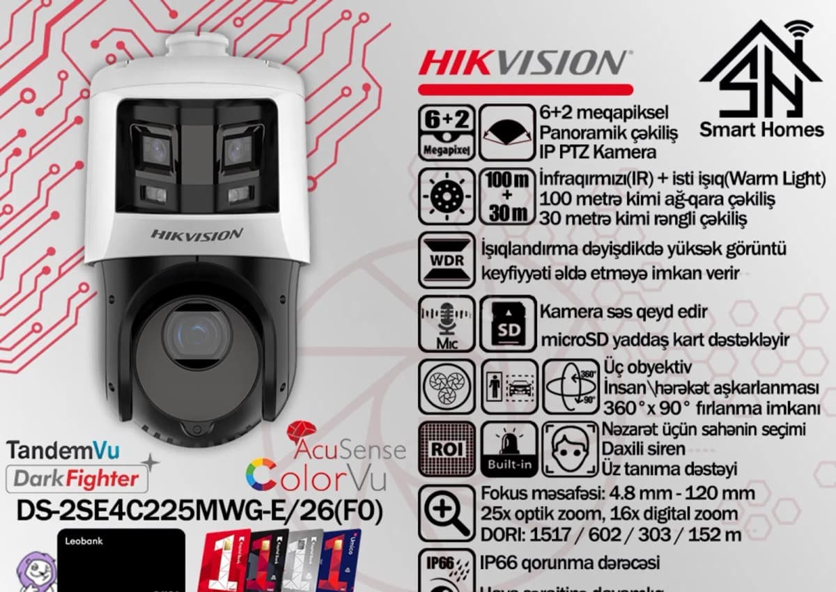 IP PTZ kamera Hikvision DS-2SE4C225MWG-E/26(F0)
