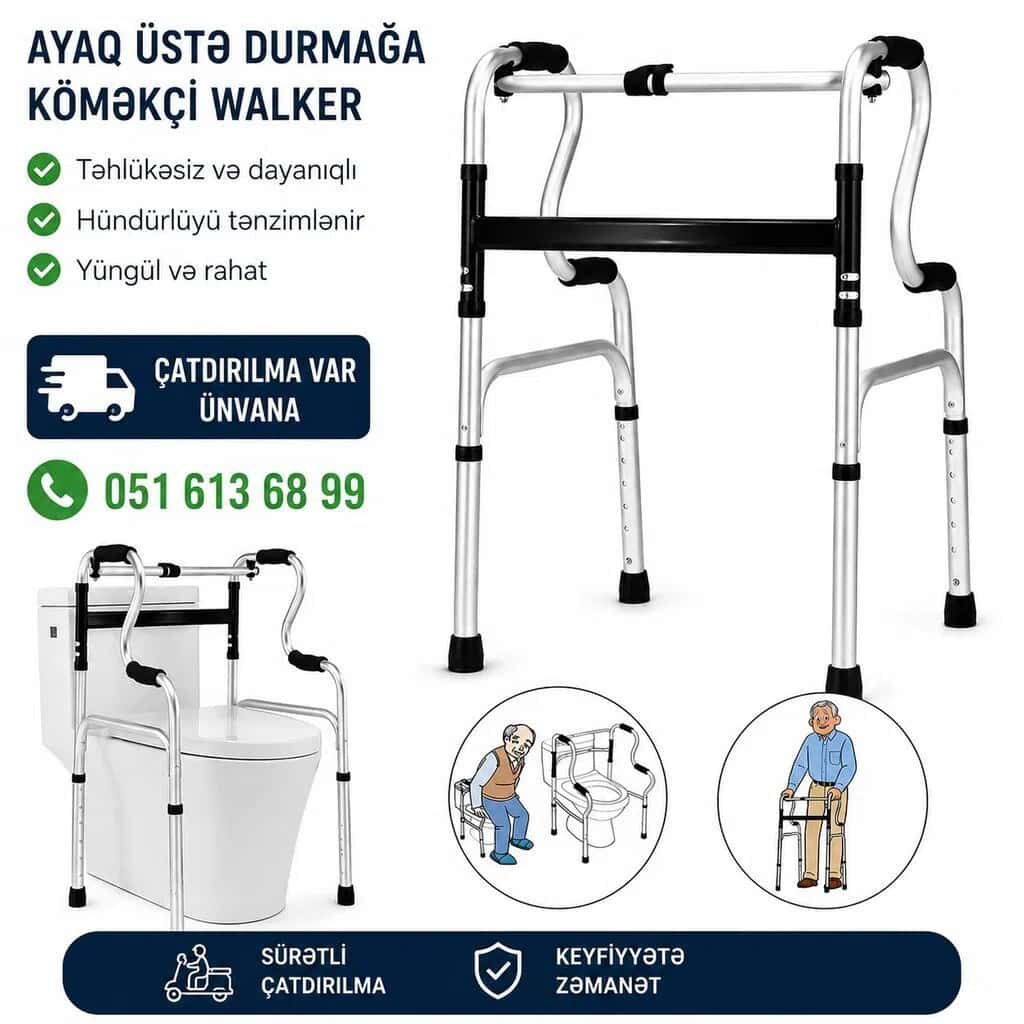 Walkers, Rollators, Canes, and Sanitary Chairs for Patients - Tenderyard