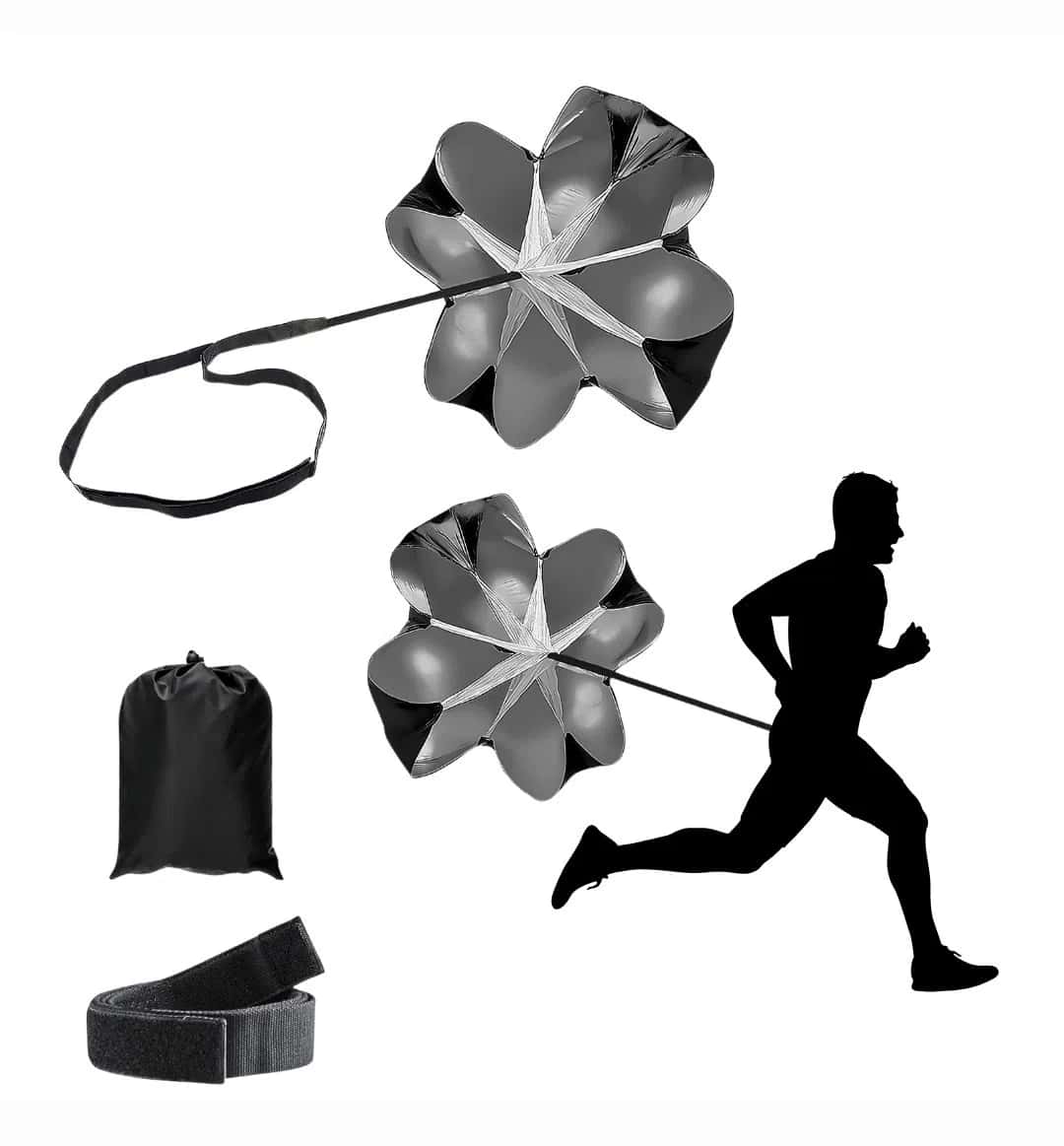 Running parachute 100 kg - Tenderyard