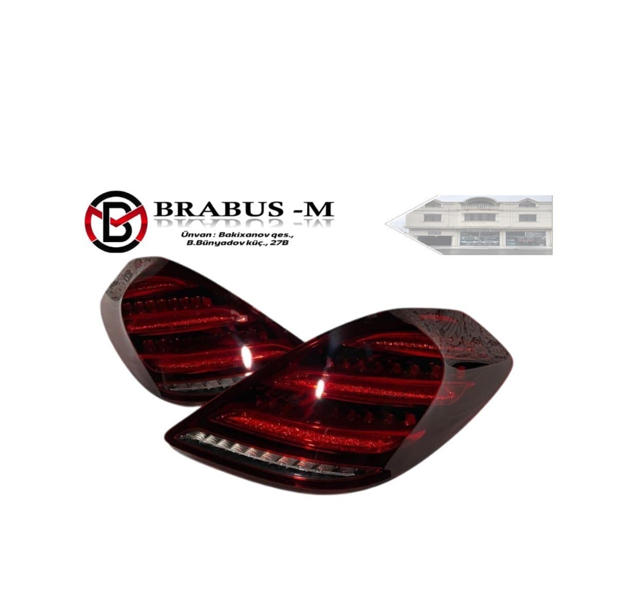 Arxa stop işığı Mercedes W222