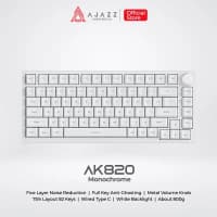 Mexaniki klaviatura Ajazz AK820 V2 White — şəkil 2