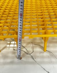 Plastik setka toyuq altlığı 50x50sm — şəkil 5