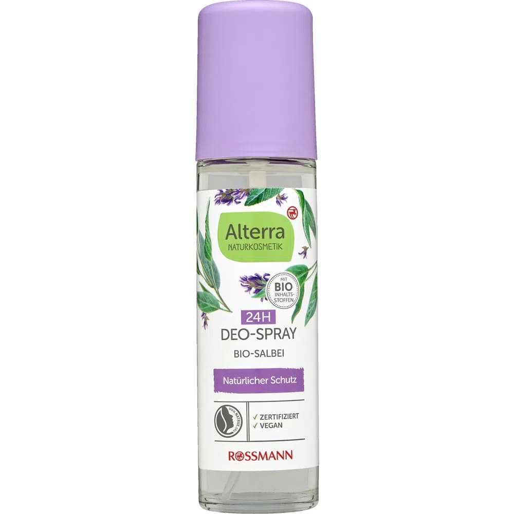 Alterra 24h Təbii Sprey Dezodorant, 75 ml