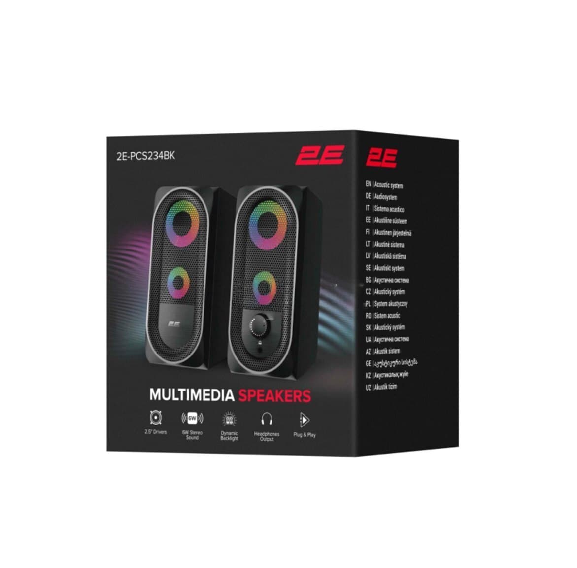 Dinamik 2E Multimedia Speaker PCS234 RGB