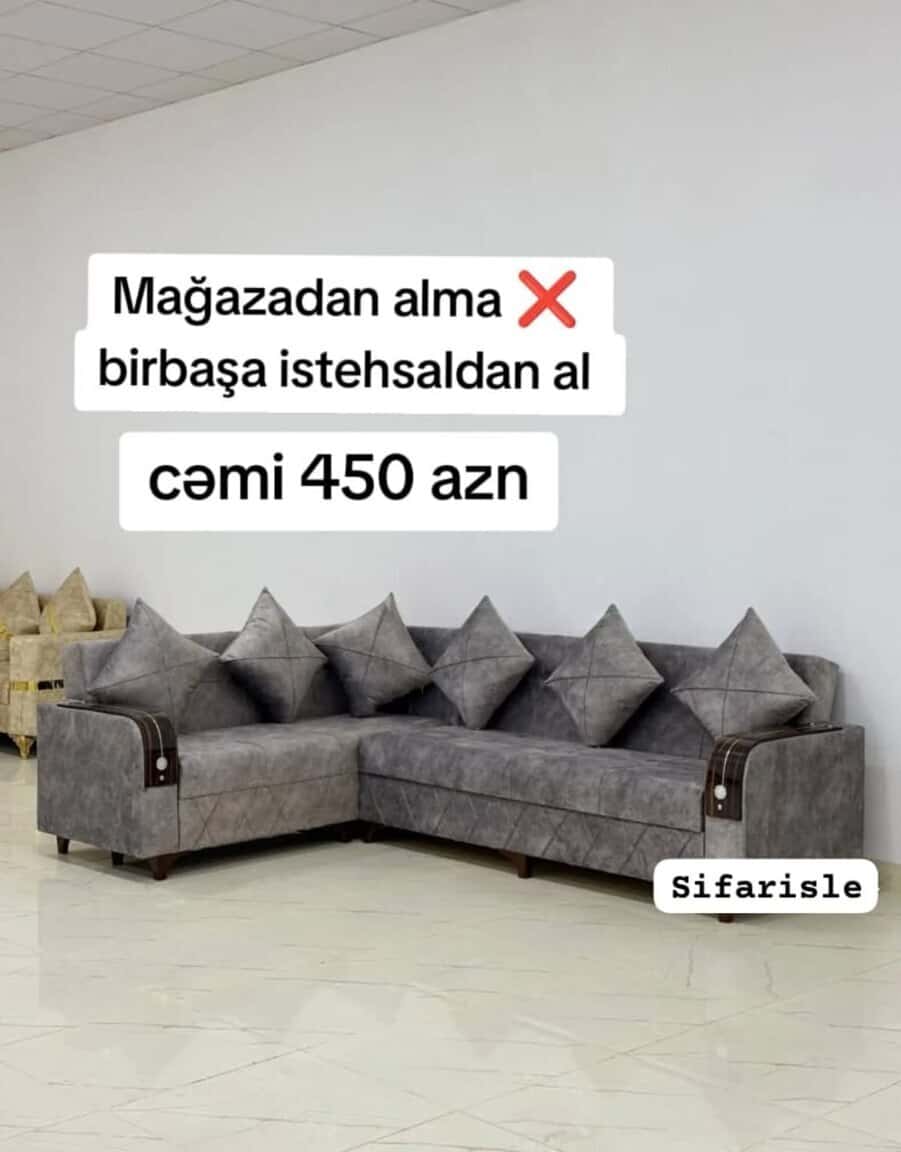 Künc divan, Qarışıq rəng - Tenderyard
