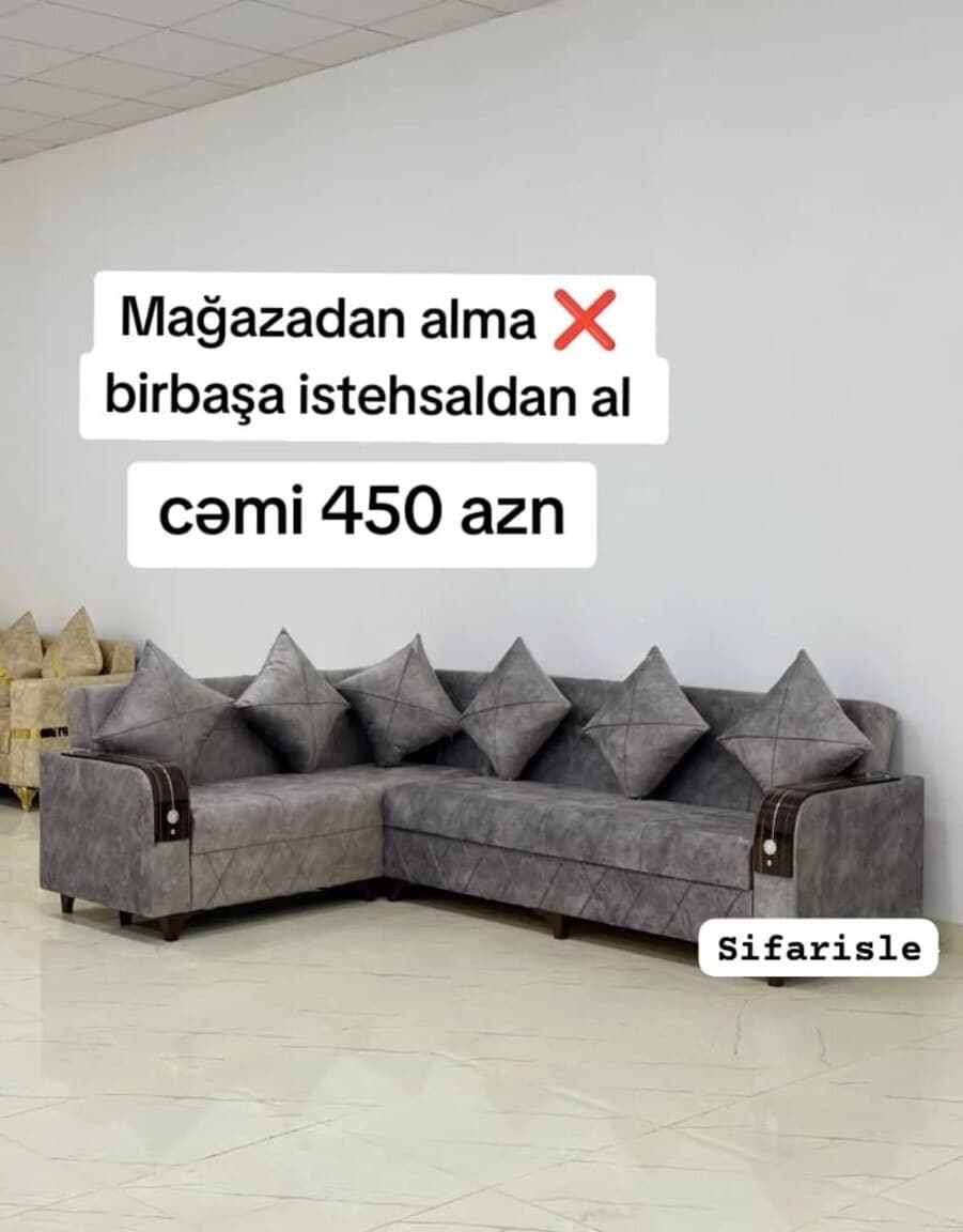 Künc divan, Qarışıq rəng
