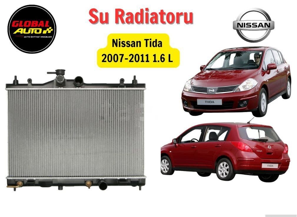 Su radiatoru Nissan Tiida 2007-2011