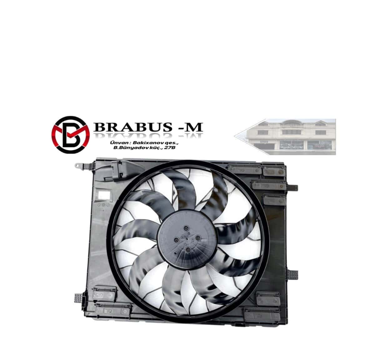 Electric fan Mercedes W223 - Tenderyard