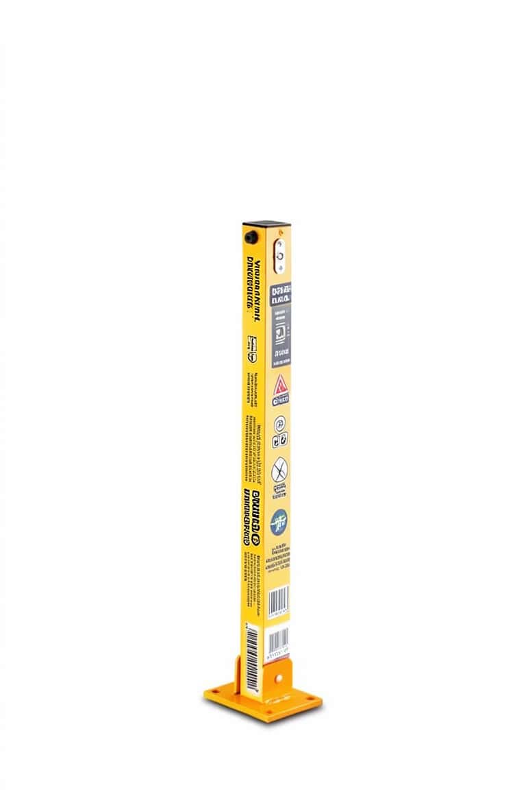 Folding metal parking barrier - Tenderyard