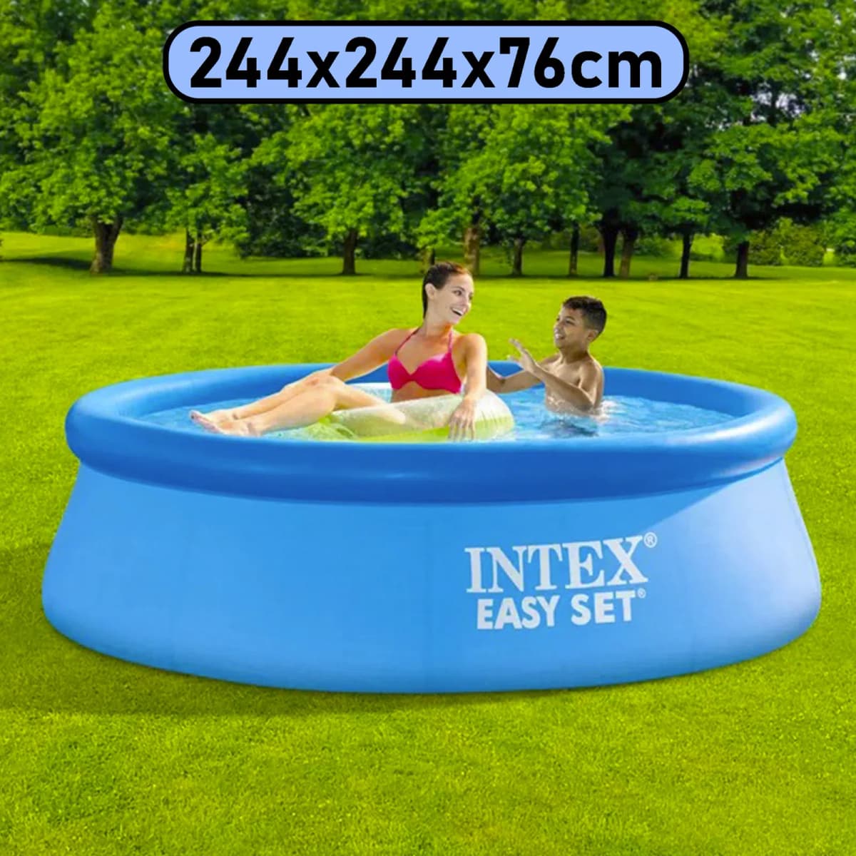 Şişmə hovuz Intex 244x244x76 sm, 2419 L