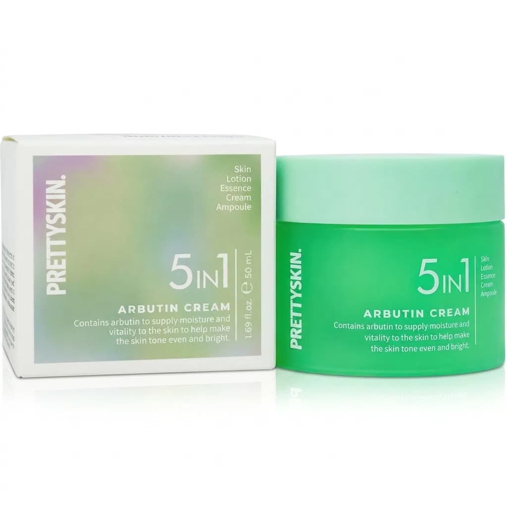 PrettySkin 5-i 1-də Arbutin Ağardıcı Üz Kremi 50 ml