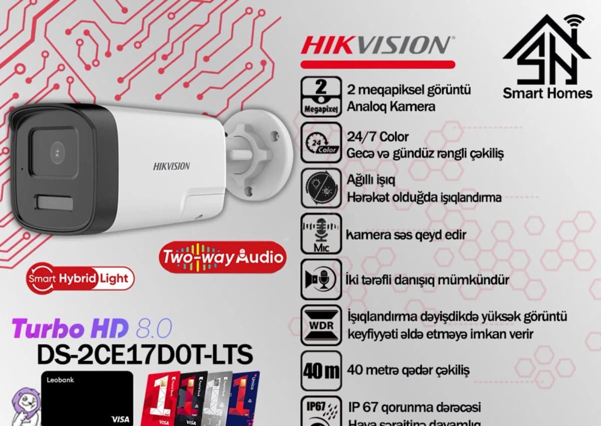Müşahidə kamerası Hikvision DS-2CE17D0T-LTS