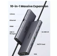 USB-C Hub Ugreen 10-in-1 CM498 4K HDMI — şəkil 2