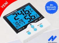 Rəqəmsal termometr və hiqrometr HTC-6 — şəkil 1