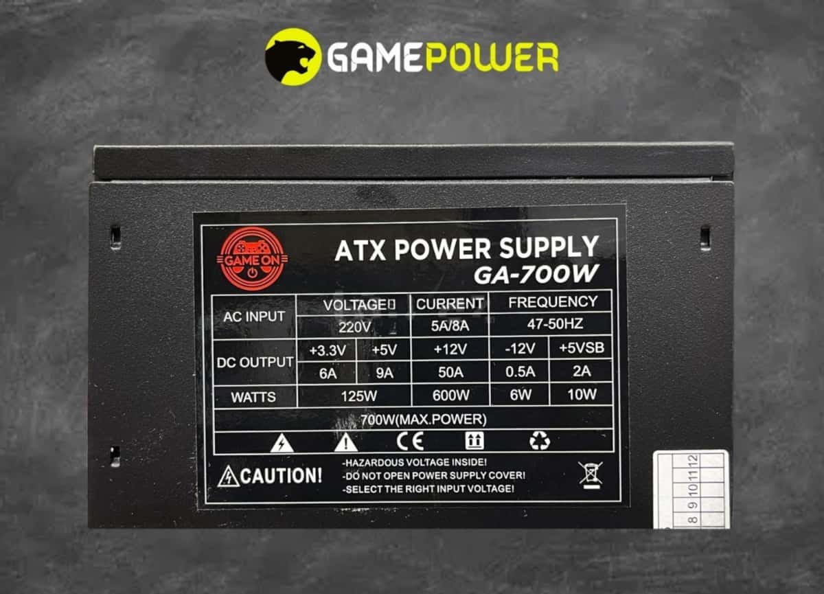 Блок питания GameOn GA 700W - Tenderyard