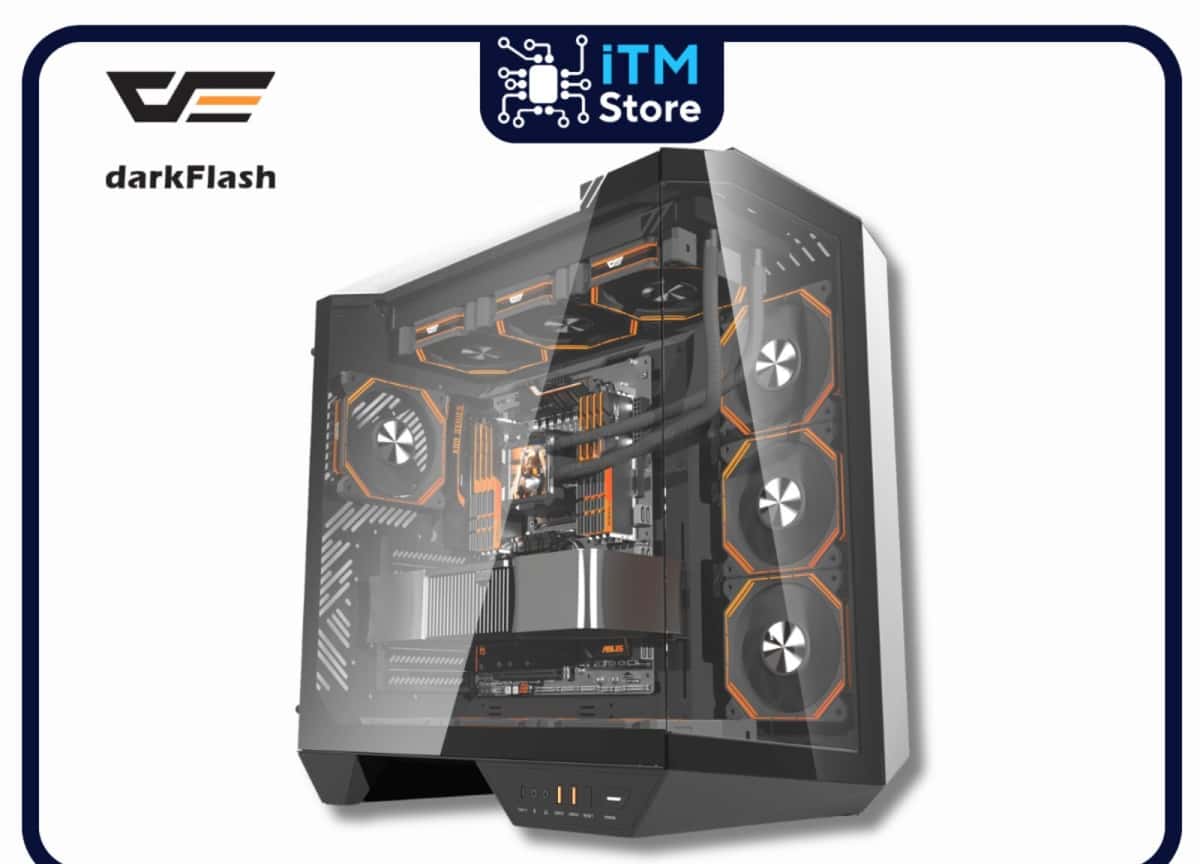 Computer case Aigo Darkflash DY470 Black ATX - Tenderyard