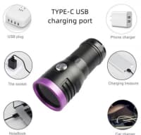 İnfraqırmızı fənər 60W 365nm UV — şəkil 8