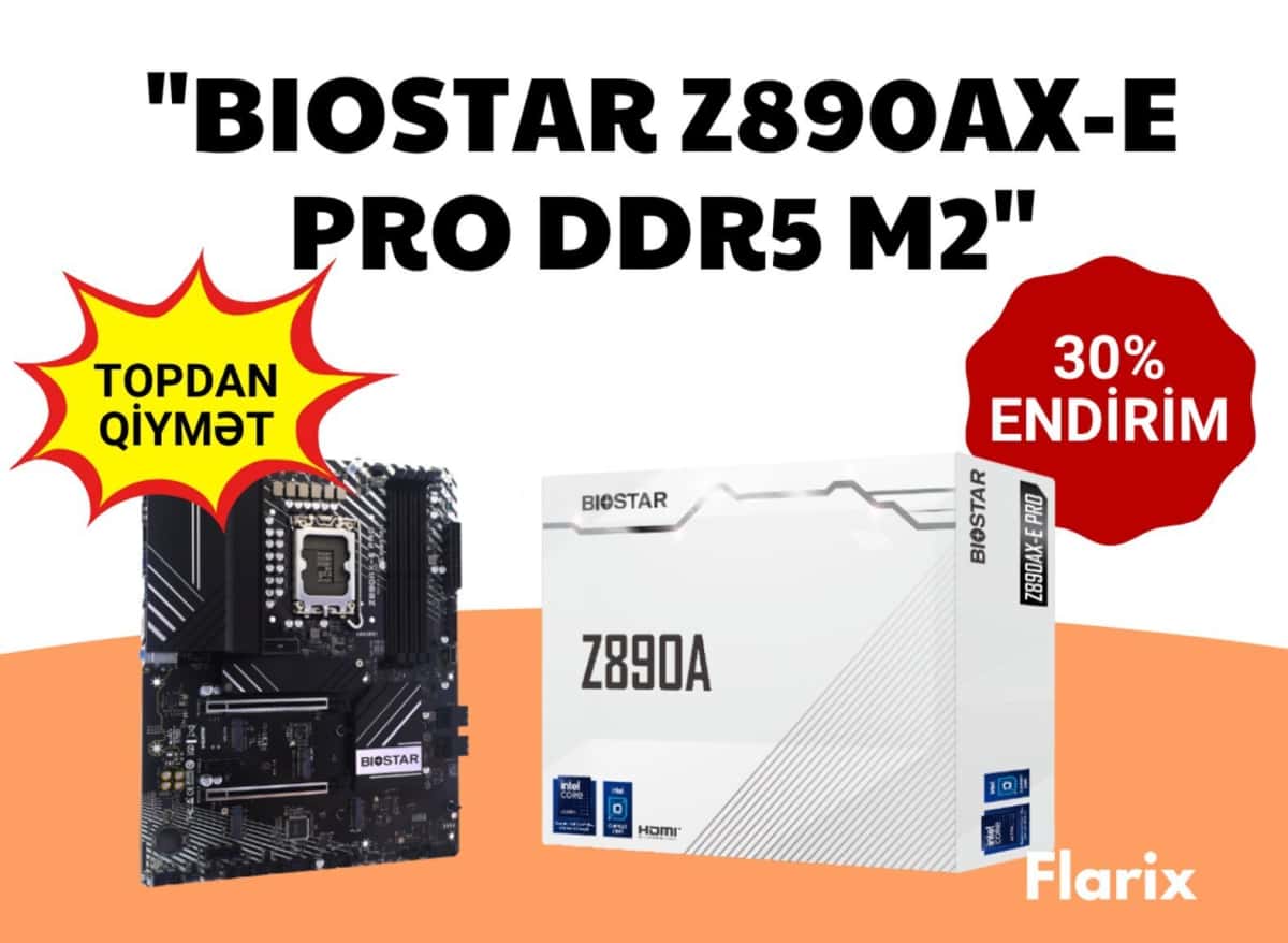 Motherboard Biostar Z890AX-E PRO DDR5 M2 - Tenderyard