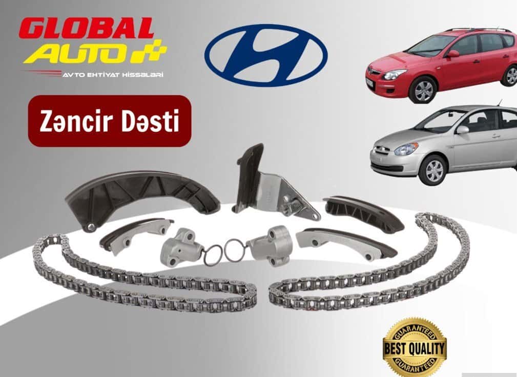 Timing chain kit Hyundai Accent 1.5, i30 1.6 - Tenderyard