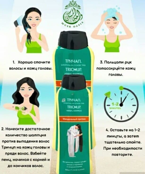 Trichup Herbal Saç Tökülməsinə Qarşı Şampun 400 ml