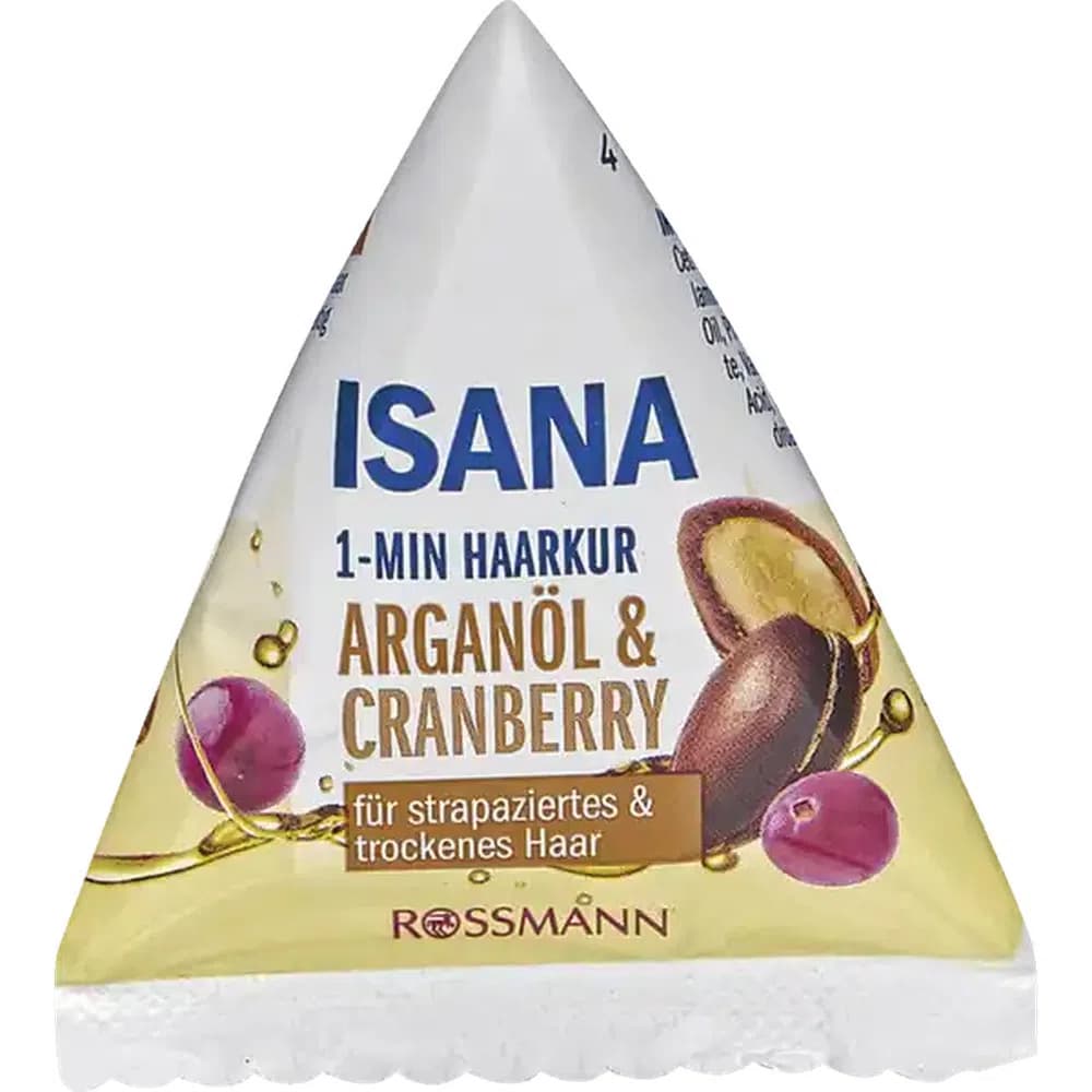 Isana 1-Min Arqan Yağı və Zoğal Saç Maskası, 25 ml