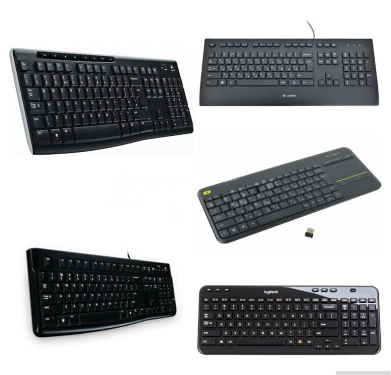 Logitech Simsiz və Simli Klaviatura Modelləri