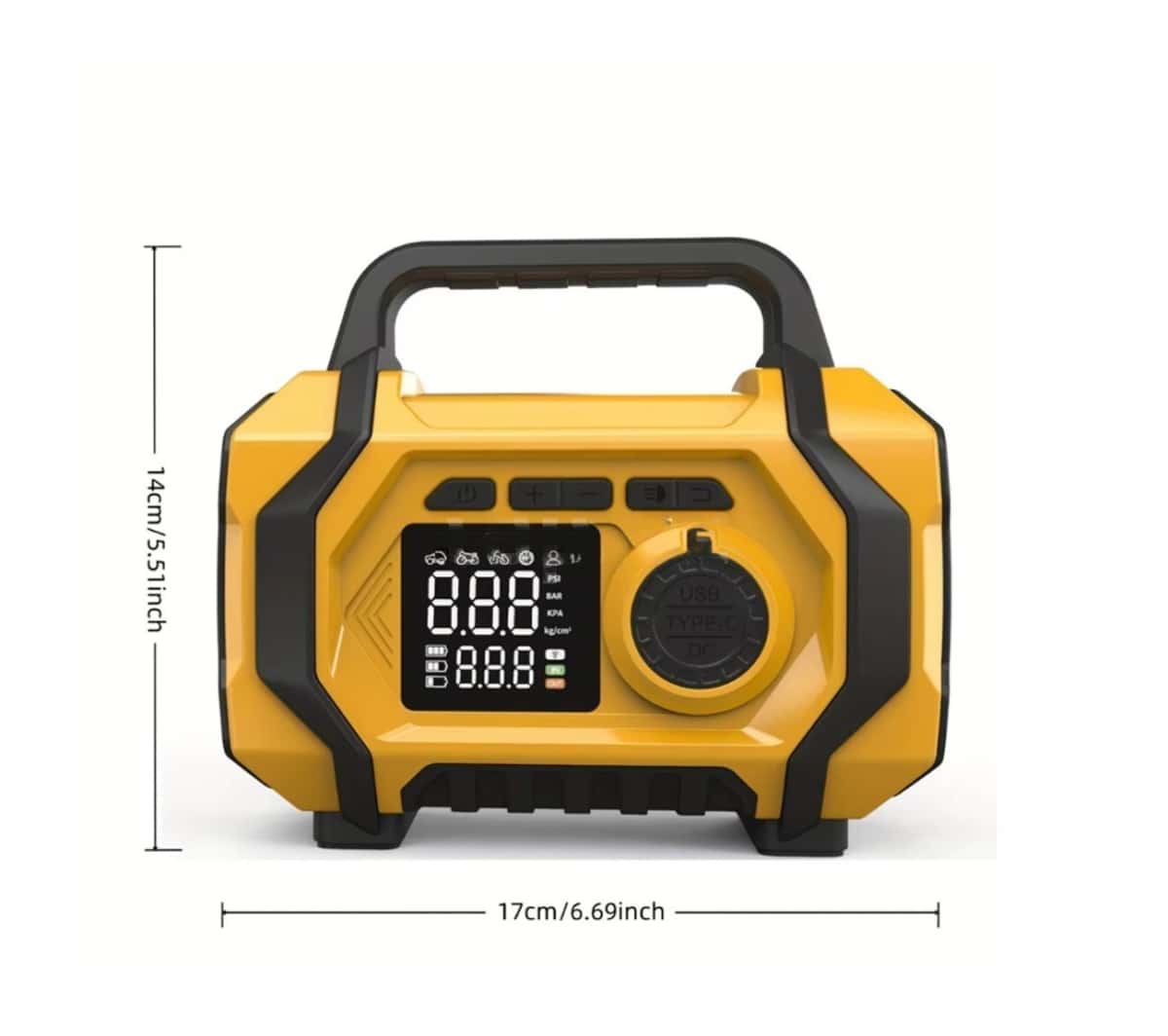 Jump starter və hava nasosu 8000A - Tenderyard