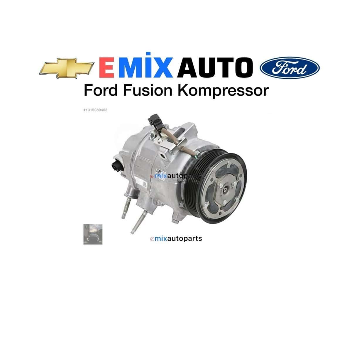 Air conditioning compressor for Ford Fusion - Tenderyard