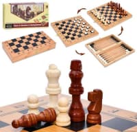 Bambu Şahmat, Şaşki və Nərd Dəsti B3015 — şəkil 5