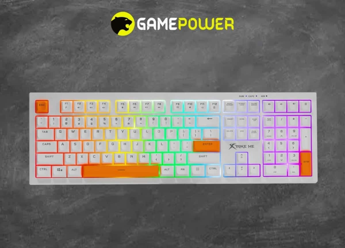 Xtrike Me KB512 Gaming Keyboard (White) - Tenderyard