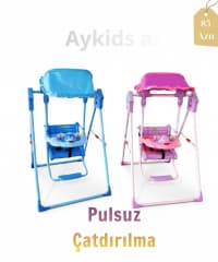 Uniseks yelləncəyi, Mavi rəng Uniseks uşaq yelləncəyi, Mavi rəng — şəkil 2
