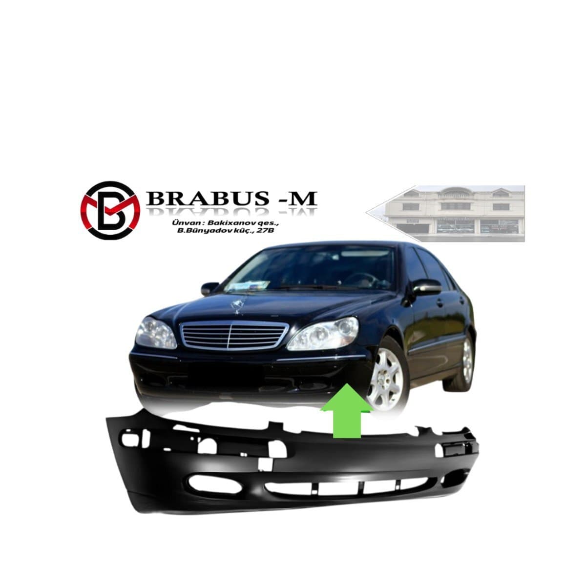 Ön bufer Mercedes W220