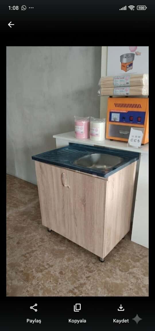 Rectangular sink, Gray color - Tenderyard