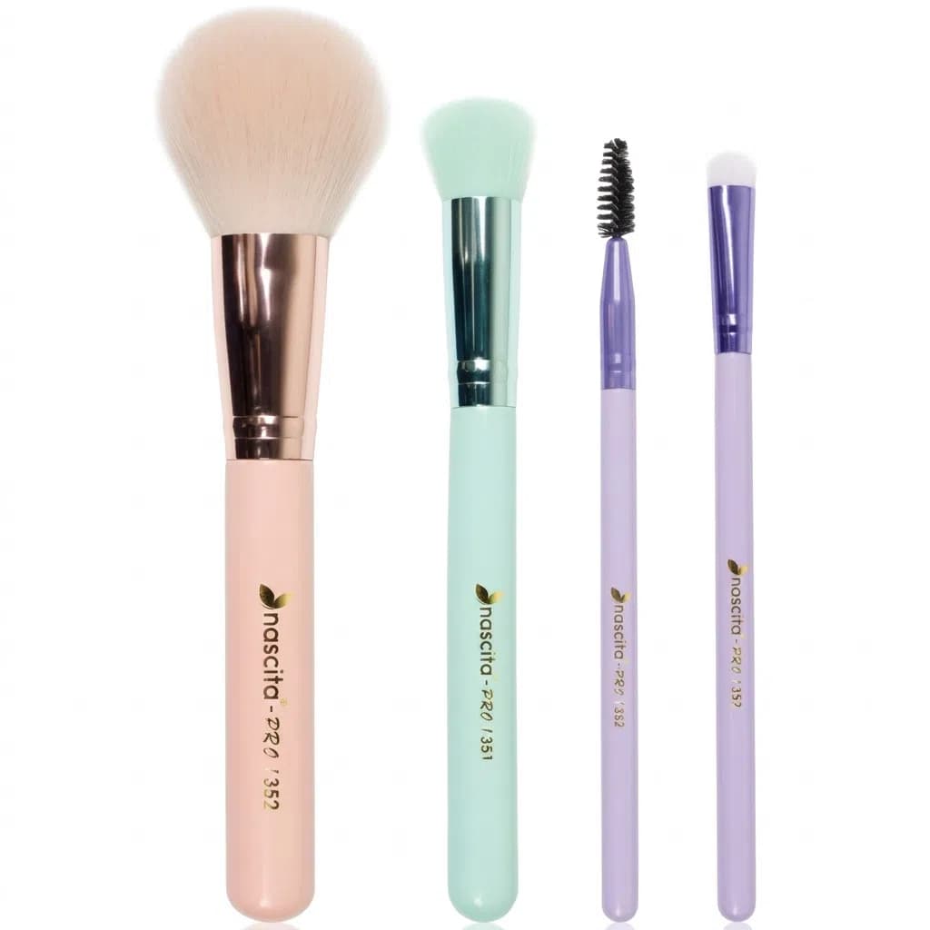 Nascita Soft Colors Makiyaj Fırçası Dəsti, 4 ədəd