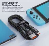 Şarj kabeli Toocki 100W 6A USB to Type-C 2m — şəkil 4