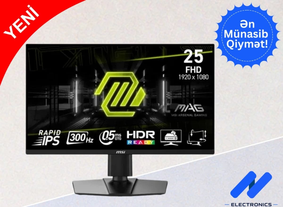 Monitor MSI MAG 255PXF 24.5" 300Hz
