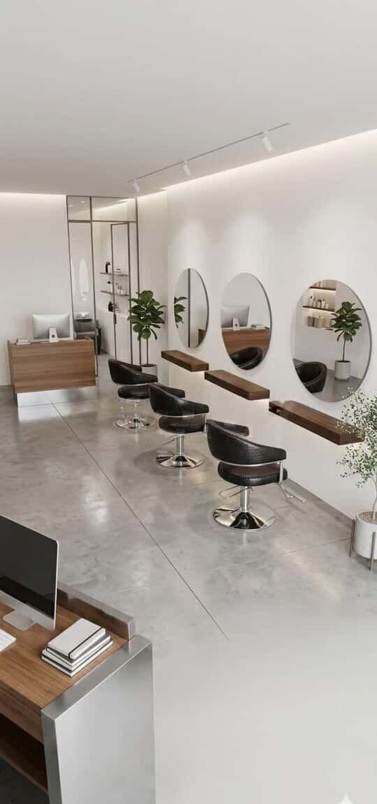 Salon chair, barber chair - Tenderyard